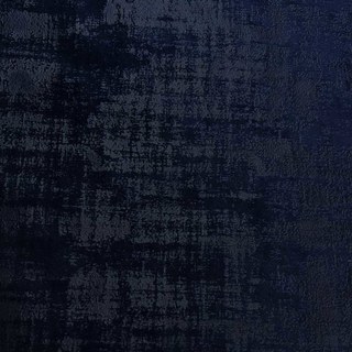Rideau de velours bleu marine de minuit Texturé Premium