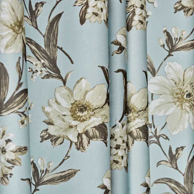 Sentez le rideau floral bleu pastel de Gardenia 1