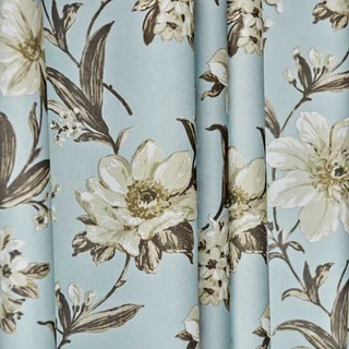 Sentez le rideau floral bleu pastel de Gardenia 1