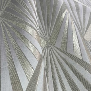 Déco Diamant Jacquard Crème géométrique Or faux rideaux en soie 2