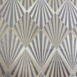 Déco Diamant Jacquard Géométrie Rideaux de soie gris Taupe