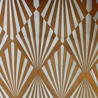 Déco Diamant Jacquard Géométrique Terracotta Orange Faux Rideaux en soie