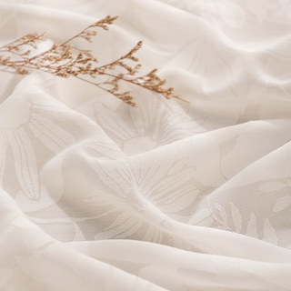 Whispering Petals Ivoire Blanc Floral Voile Dentelle Rideau 3