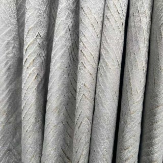 Diamond Life 3D Jacquard Gold Glittery Silver Gris Rideau géométrique 5