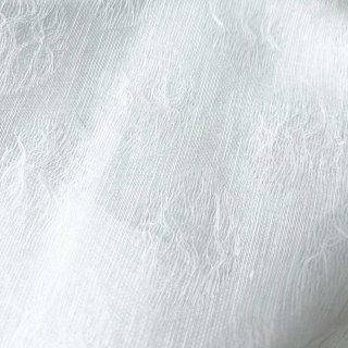 Feuille éthéré de luxe Jacquard Ivoire blanc géométrique pointillé Voile Rideaux 3