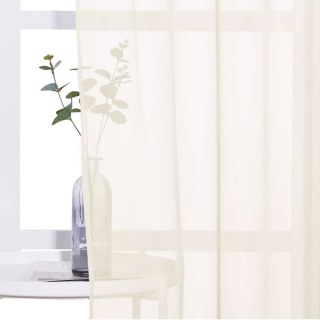 Laguna Extérieur Waterproof Crème Voile Rideau 2