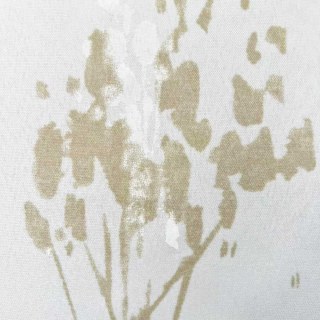 Peinture Veil Résumé Aquarelle Blanc d'Ivoire et Rideaux de Voile Floraux d'Or 5