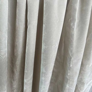Crème Opulence Champagne Silky Gleaming Light Weight Rideau de velours translucide 3
