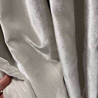 Crème Opulence Champagne Silky Gleaming Light Weight Rideau de velours translucide