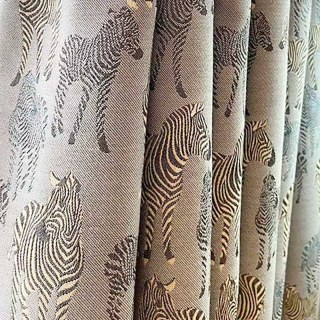 Rideau noir gris croisé Zebra 4