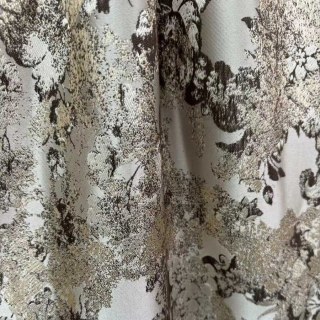 Floral Reverie Jacquard Courroies de crème beige 4