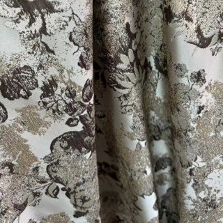 Floral Reverie Jacquard Courroies de crème beige 2