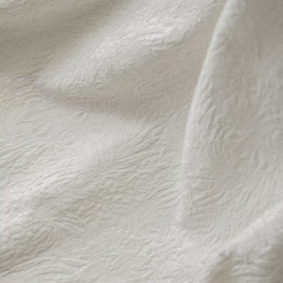 Bloomfield Texturé Chenille Rideau floral blanc d'ivoire 5