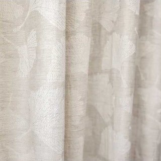 Gingko Rain Premium Jacquard Floral Drew Retting Lin Rideau 4