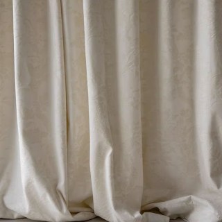 Mandarin Garden Chinoiserie Rideau floral de la crème Chenille 8