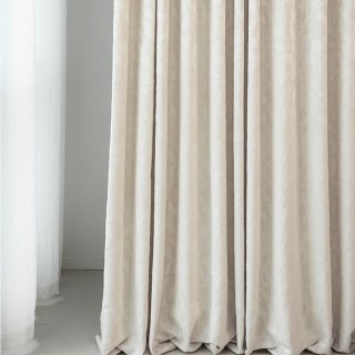 Crème Bloom Serene Végétalienne Suede Rideau floral 2