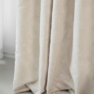 Crème Bloom Serene Végétalienne Suede Rideau floral 6