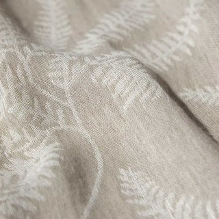 Fern à fouetter Oatmeal Premium Lin Mélange de laine Rideau voilé lourd 5