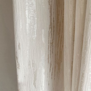 Silken Dune Off blanc texturé Chenille Rideau à crème