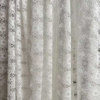 Sunflower Jacquard Côte d'Ivoire Blanc Dentelle Net Rideau 2