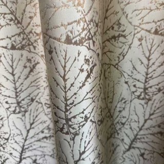 Nature's Mentions Luxury Jacquard Rideaux de mousse d'or de Champagne 3