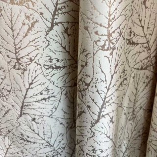 Nature's Mentions Luxury Jacquard Rideaux de mousse d'or de Champagne 2