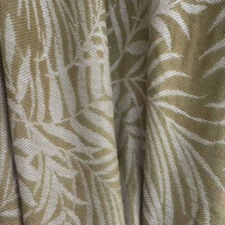 Tropical Breeze Jacquard Linge vert d'olive Style Rideau de cire 3
