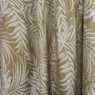 Tropical Breeze Jacquard Linge vert d'olive Style Rideau de cire 2