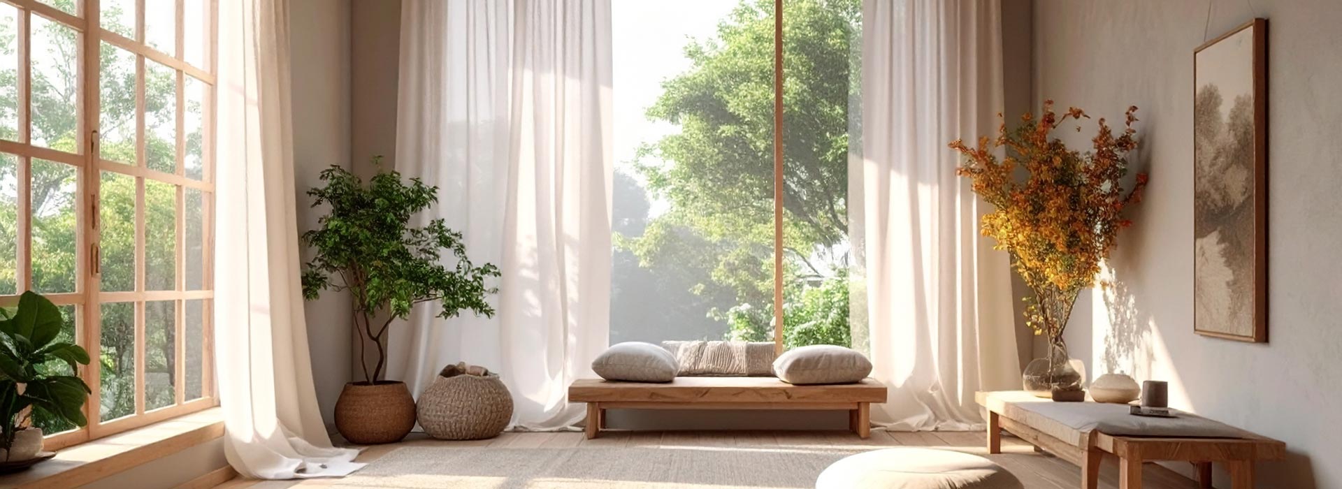 RIDEAUX EN LIN ET FLAX