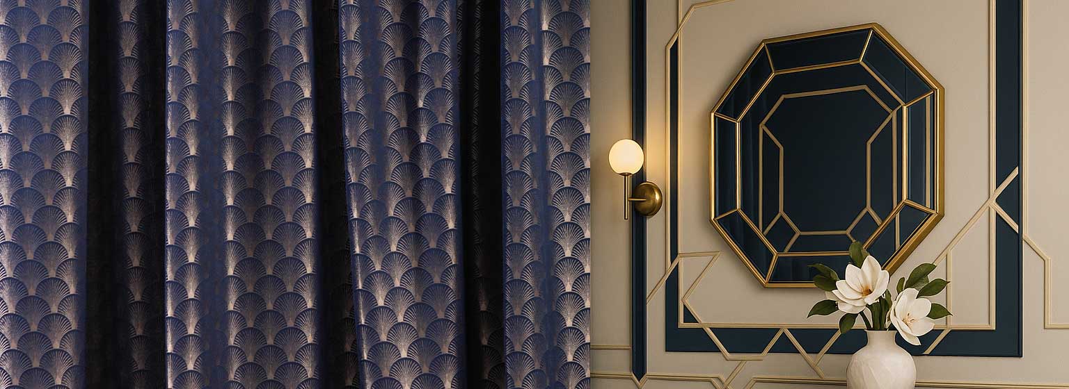 RIDEAUX STYLE ART DÉCO