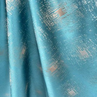 Crosshatch Charm Diamond Grid Teal Rideaux 3