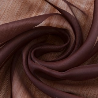 Smarties Chocolat Marron Rideau Voile Doux et Transparent