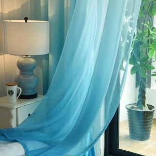 Terre de bonbons Rideau voile bleu Ombre 1