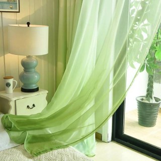 Candy Land Ombre Vert Voile Rideau