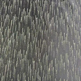 Rideau noir Silver Stream avec rayures métalliques scintillantes 6
