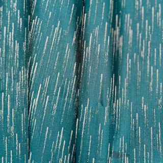 Rideau de tés Silver Stream avec bandes métalliques scintillantes
