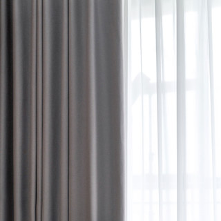 Herringbone Light Lilac Grey 100% Blackout Curtain 9