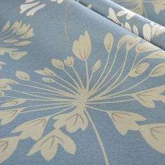 Breeze Powder Blue Floral Curtain 5