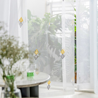 Tri-Diamond Windsor Sheer Voile Curtain