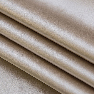 Luxury Metallic Cream Champagne Gold Velvet Curtain