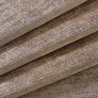 LuxeTouch Chenille Brown Taupe Curtain