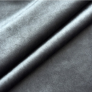Luminous Luxe Metallic Haze Blue Velvet Curtains 10