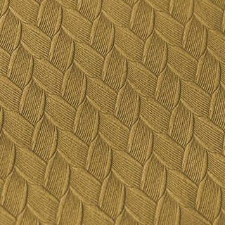 Scandinavian Basketweave Bronze Gold Embossed Velvet Blackout Curtains