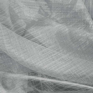 Moonlight Ash Gray Glittering Mesh Net Curtain