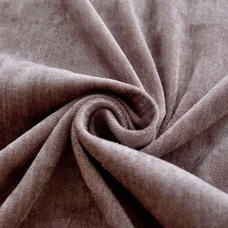 LuxeTouch Dusky Purple Lavender Chenille Curtain Drapes 3