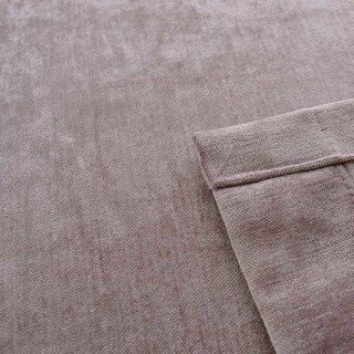 LuxeTouch Dusky Purple Lavender Chenille Curtain Drapes 7
