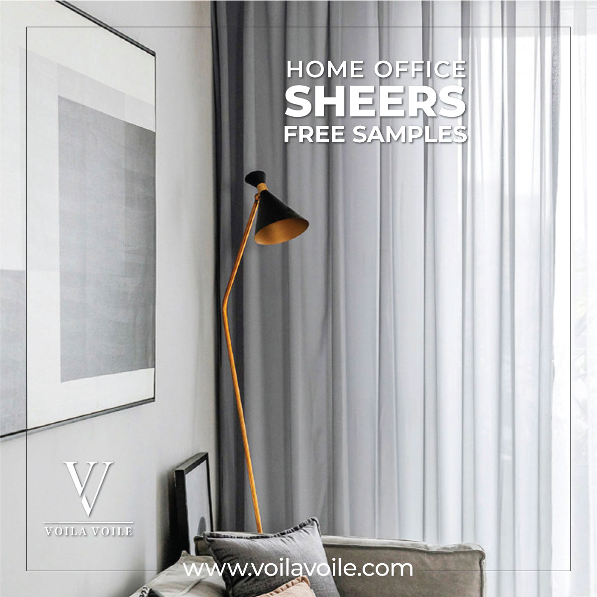 Home Office Curtains: Elevating Your Workspace with Custom Sheer Curtains