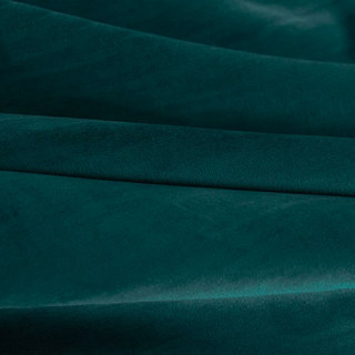 Fine Teal Green Velvet Curtain 4
