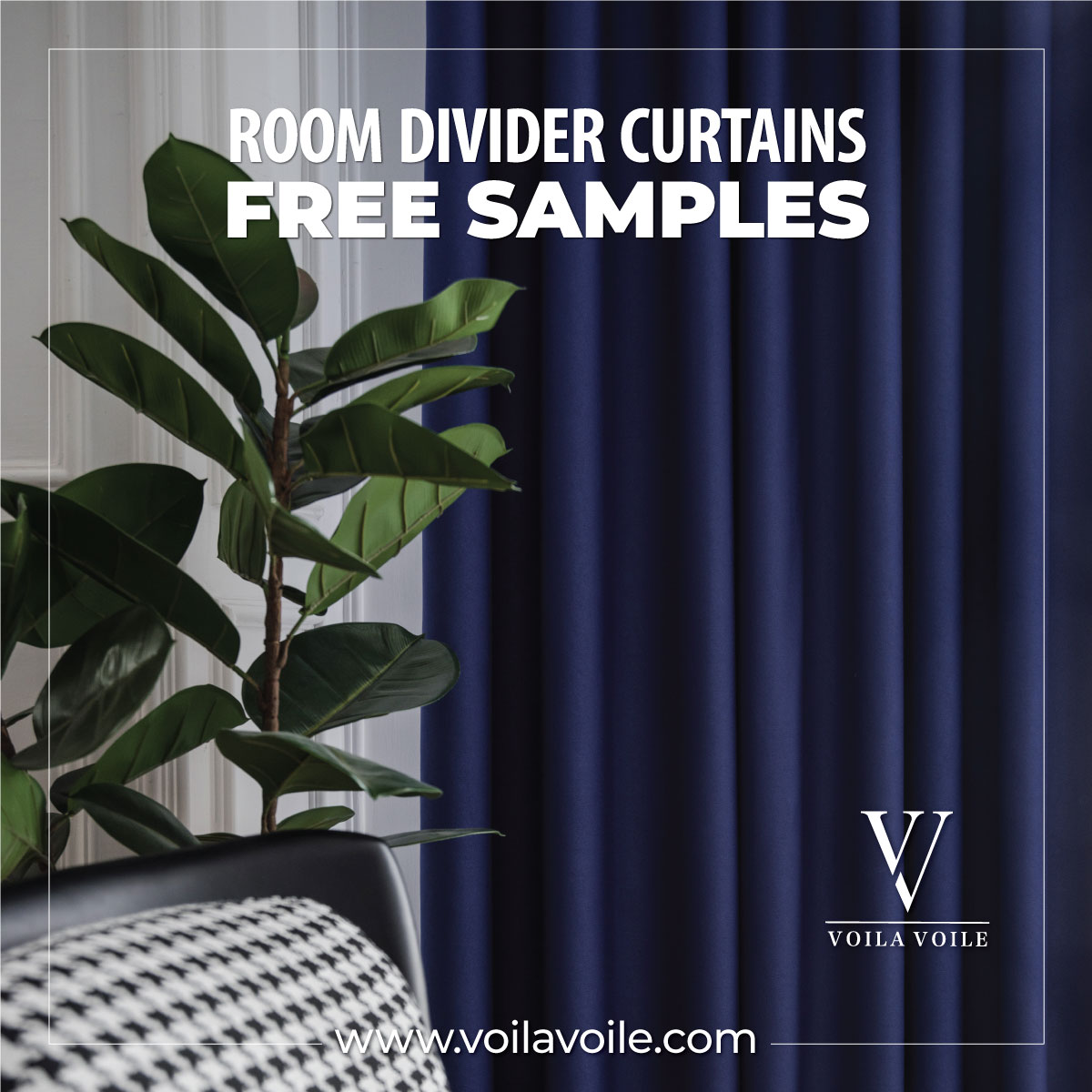 blue room divider curtains