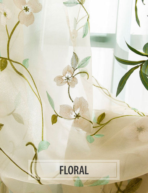 Floral Sheer & Voile